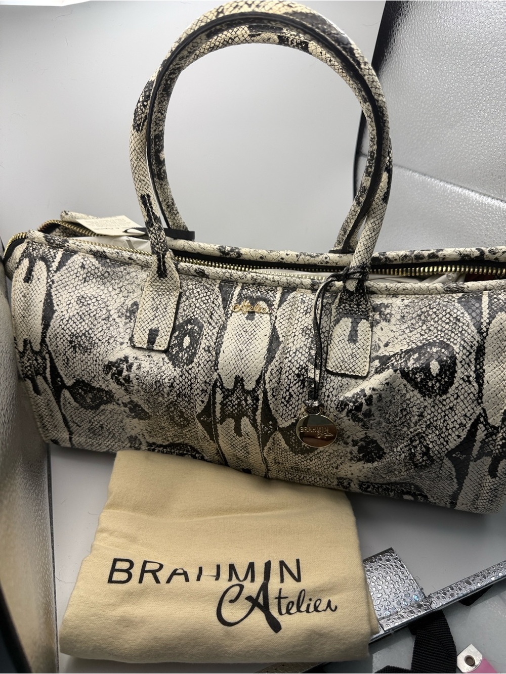 Brahmin Limited Edition Stanton Satchel New!